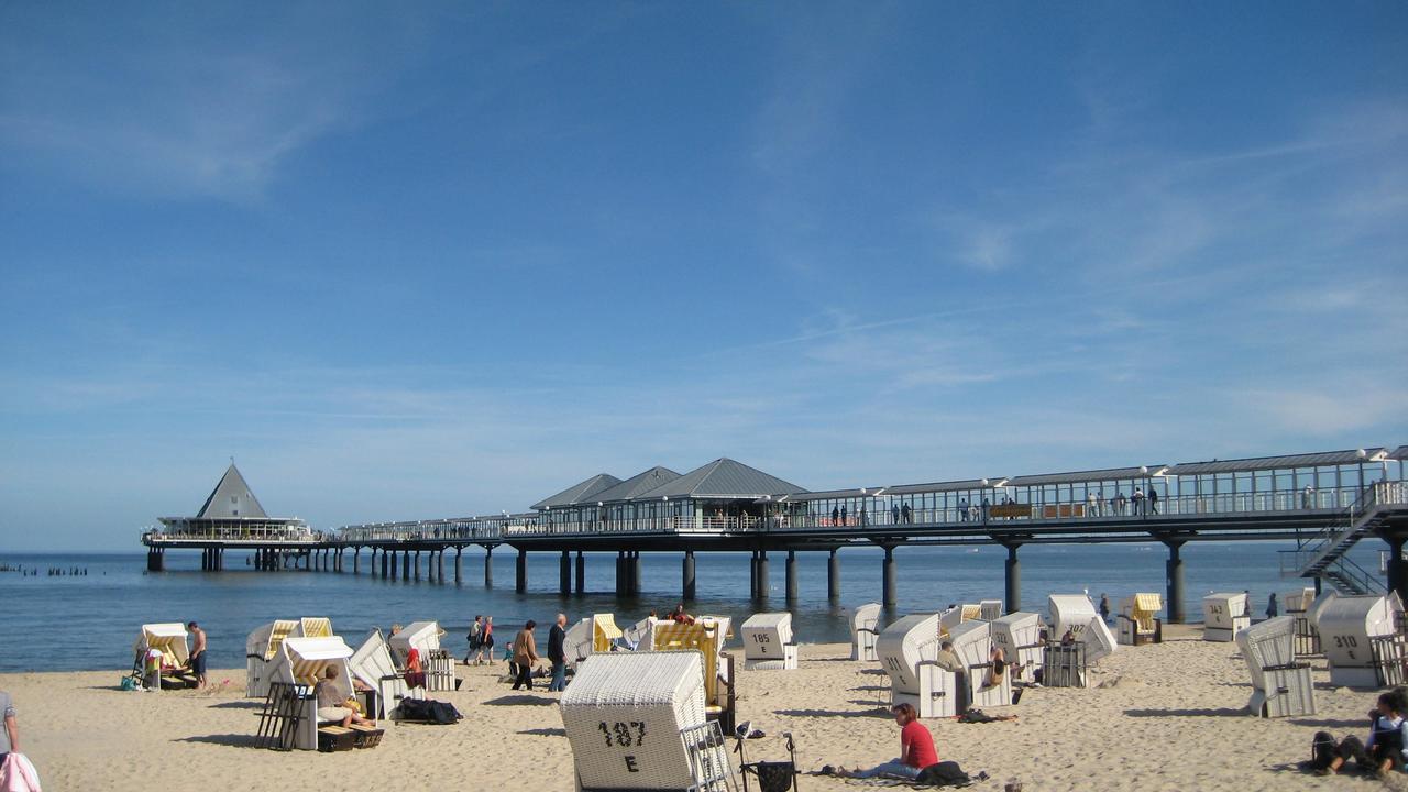 Residenz Bleichroeder - 25 Mit Strandkorb ゼーバート・ヘリングスドルフ エクステリア 写真